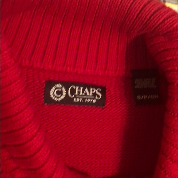 Red Chaps Sweater - Picture 3 of 4